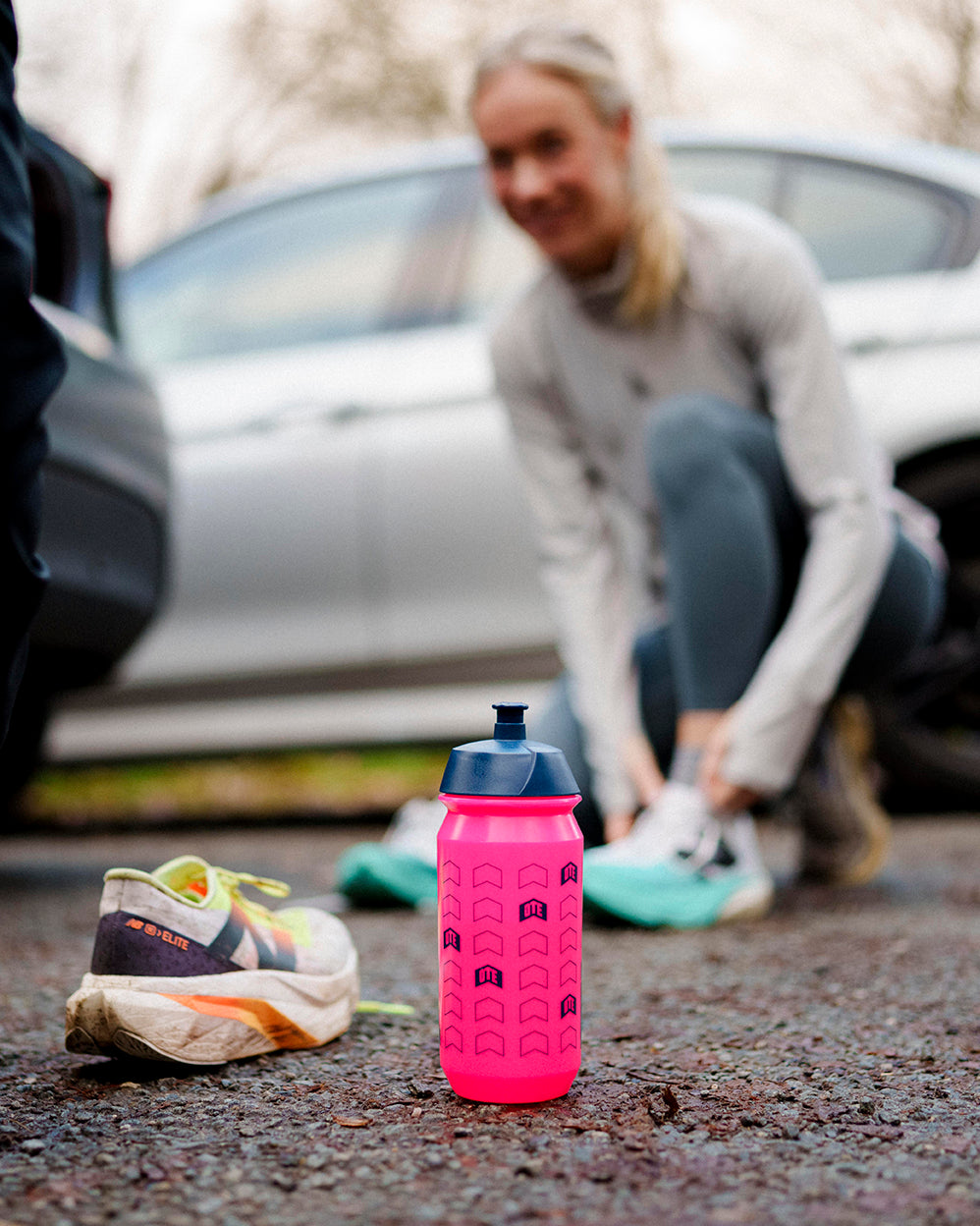 Pink Fluro Hup Hup Drinks Bottle 500ml