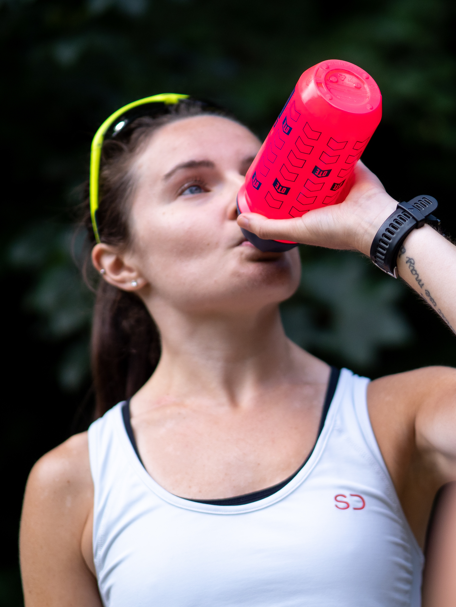 Pink Fluro Hup Hup Drinks Bottle 500ml — OTE Sports