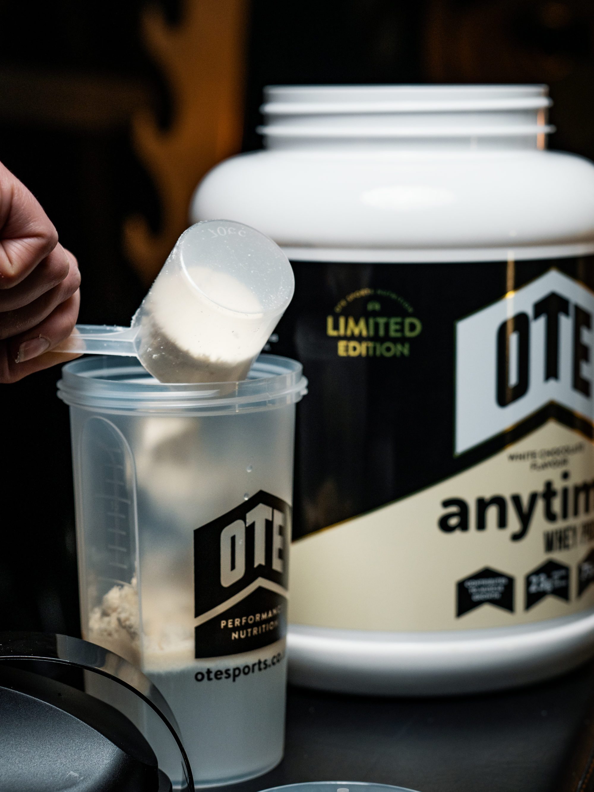 White Chocolate Anytime Whey Protein — OTE Sports