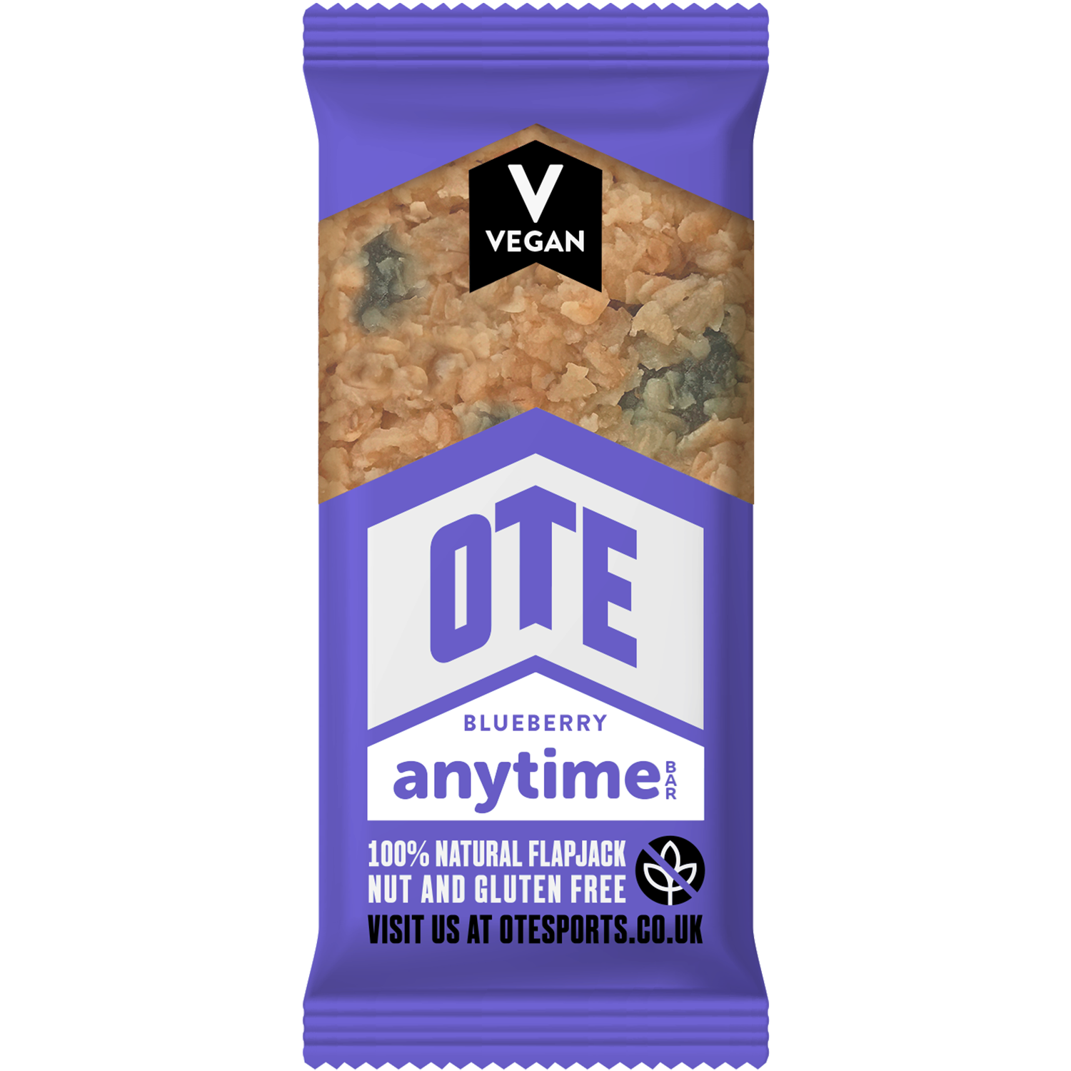 blueberry vegan anytime bar