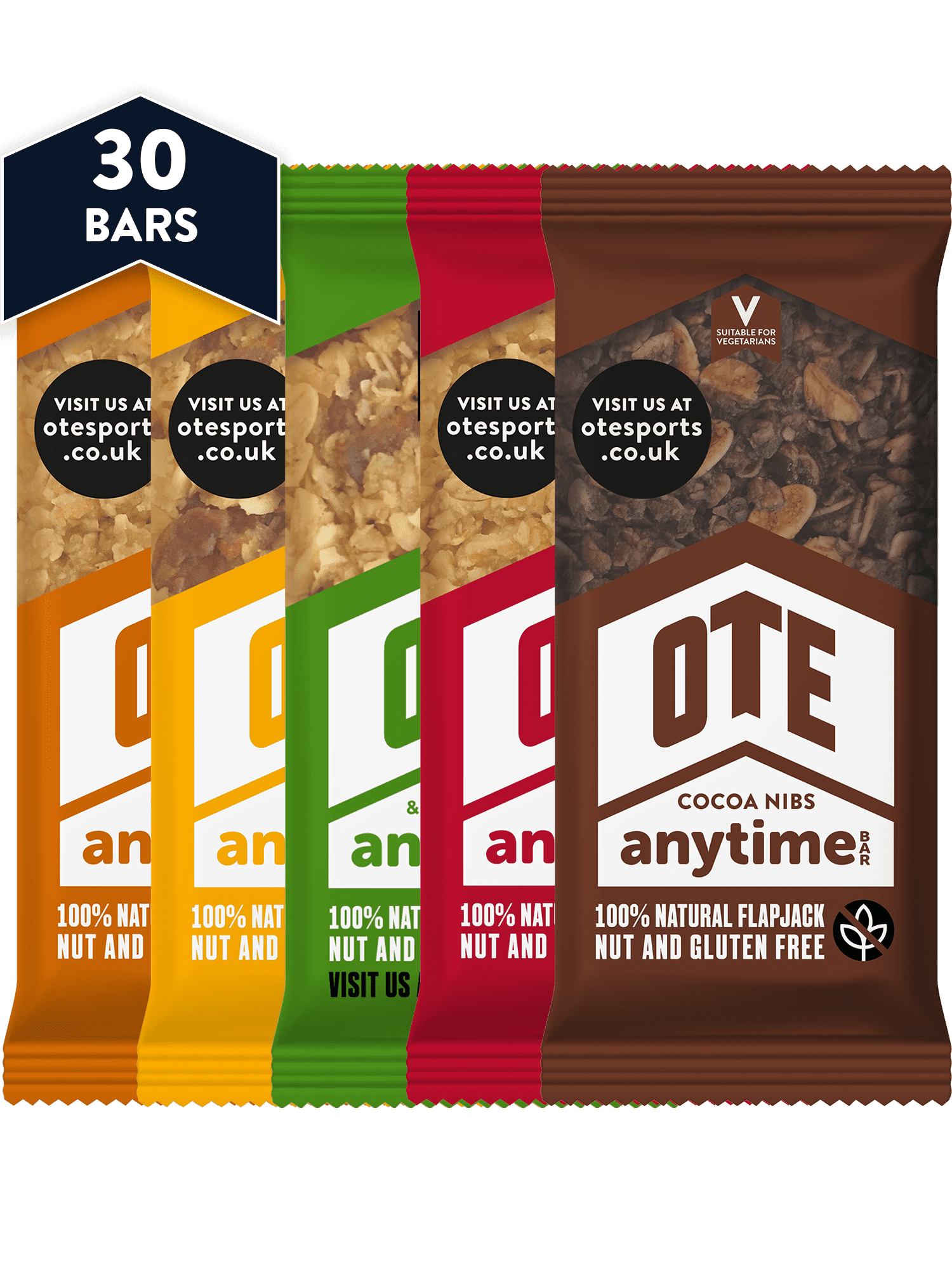 Anytime Bar Mixed Box of 30 Bars