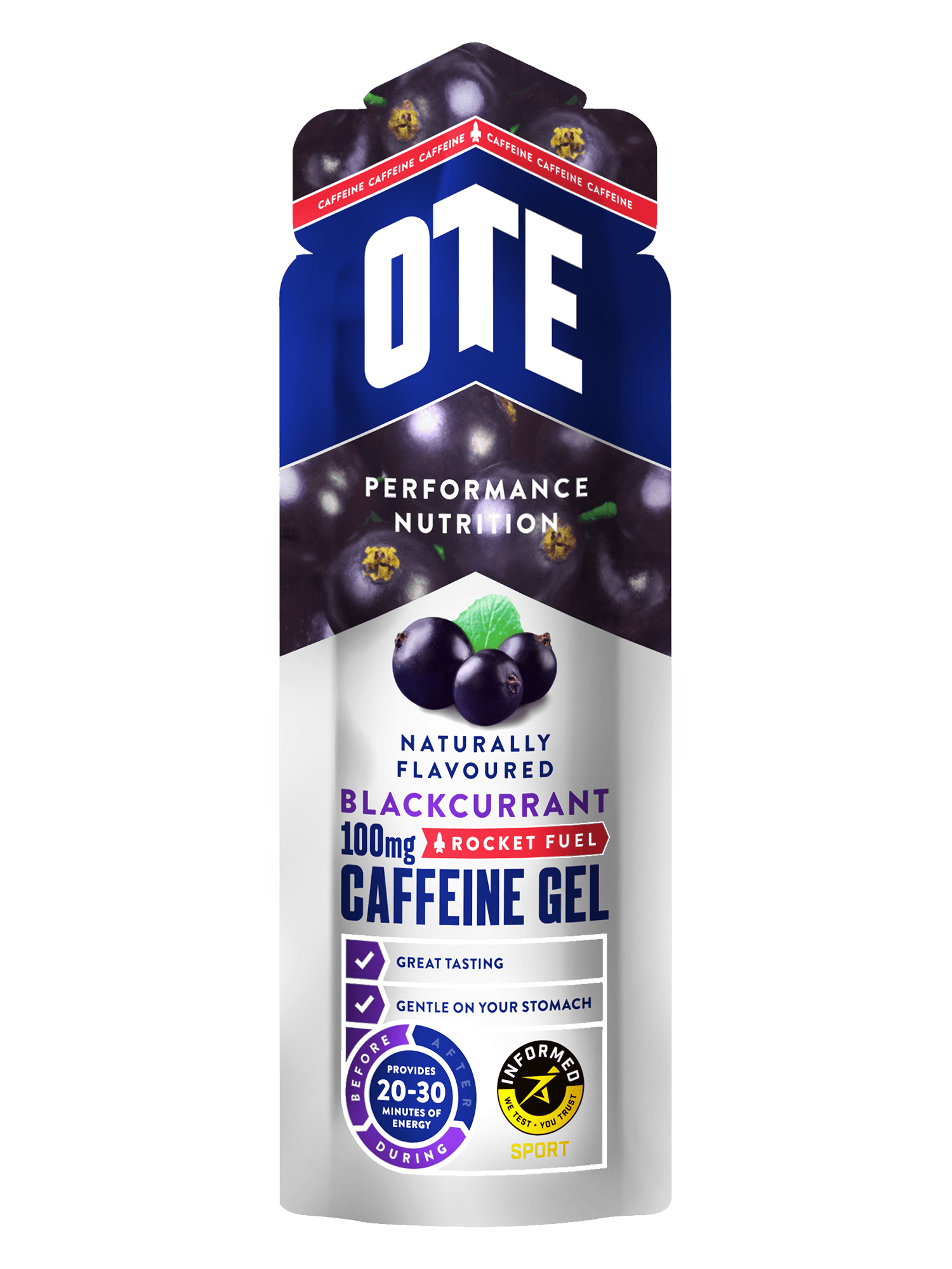 blackcurrant caffeine energy gel